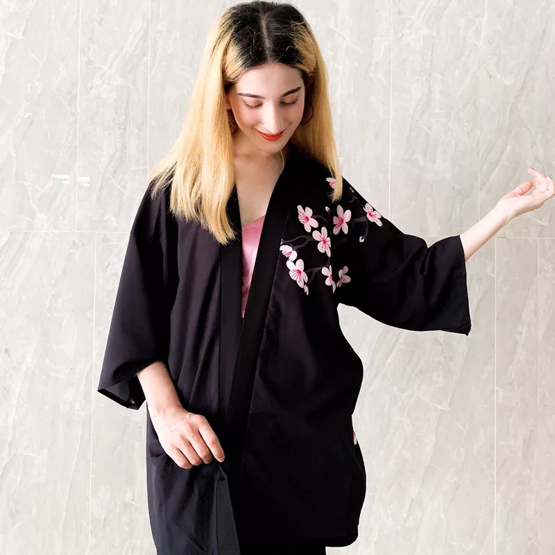 kimono shirt women, japanese kimono cardigan, japanese kimono blouse