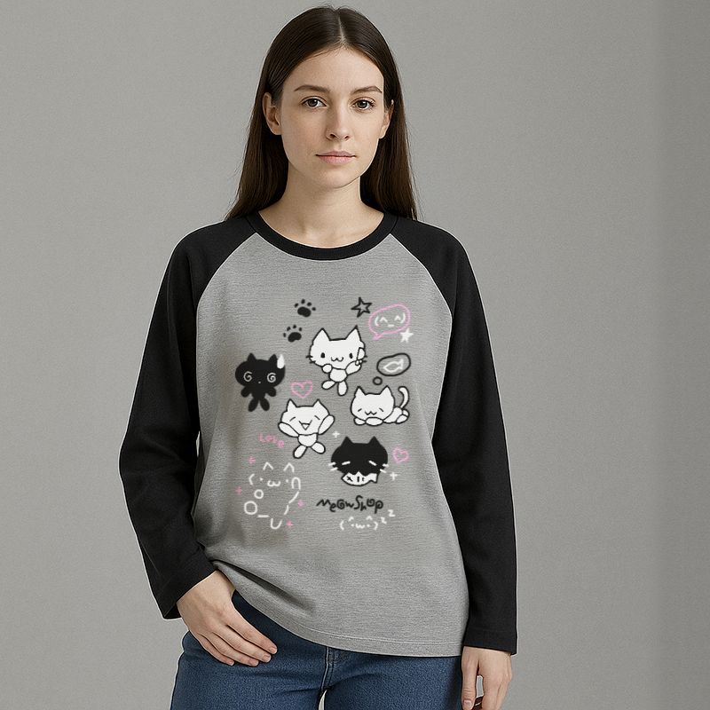 women sweatshirt, kawaii sweatshirt, japanese sweatshirt, loose sweatshirt